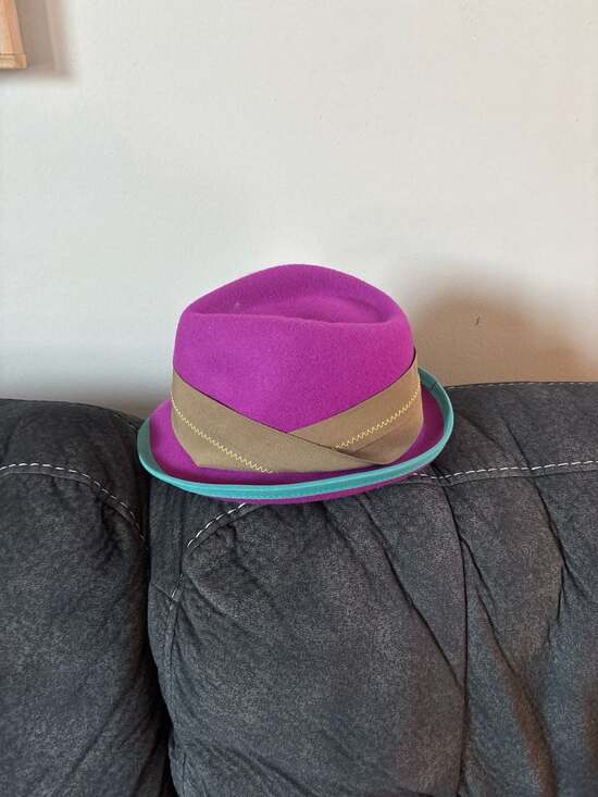 Vintage Grace Hats Asymmetry Morry Purple main image 5